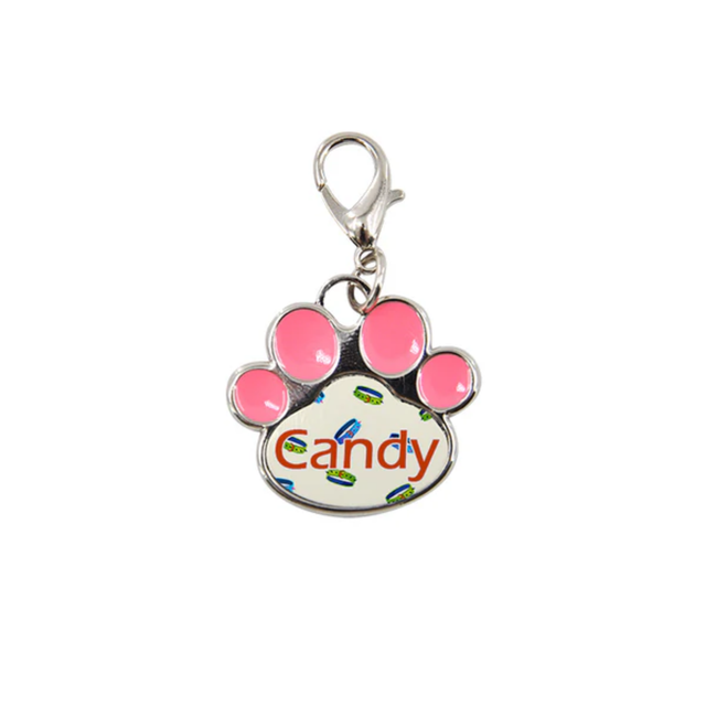 Dog Tag Paw Shape