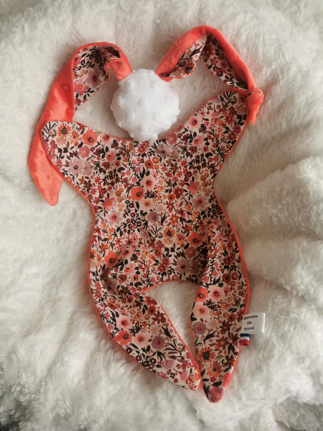 Doudou ~ Fleurette ~ Lapin-nin-nin