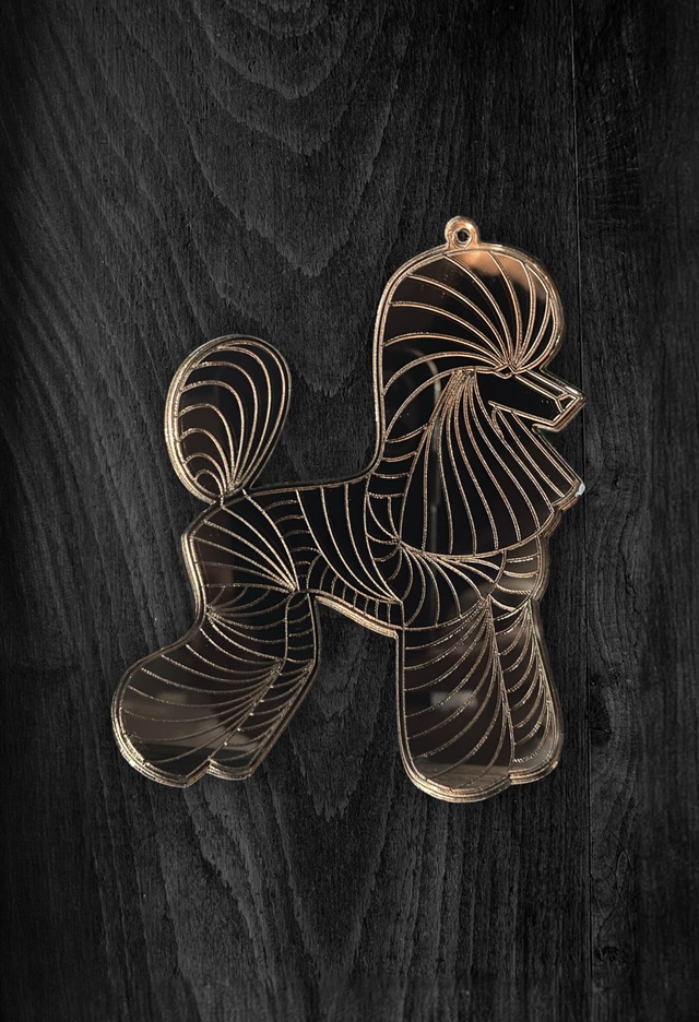 Acryl - Poodle Modern Bronze