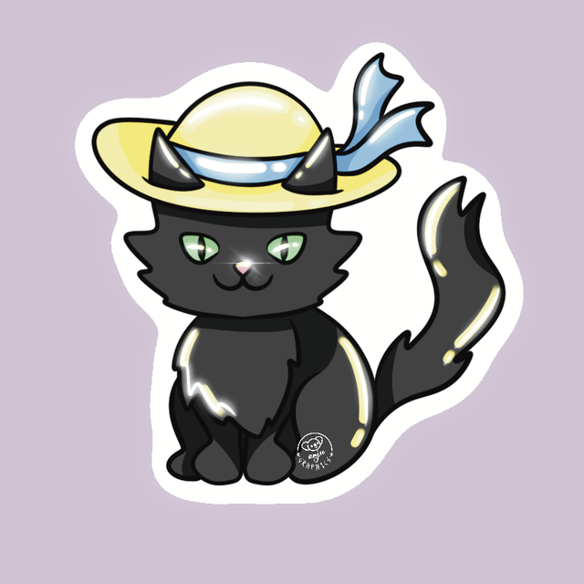 Sticker Chat de Plage