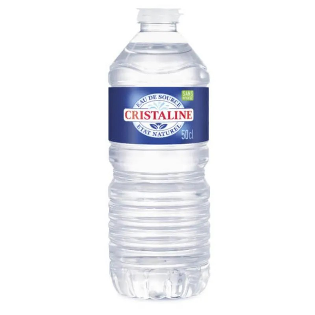 EAU CRISTALINE 0, 5 LITRES