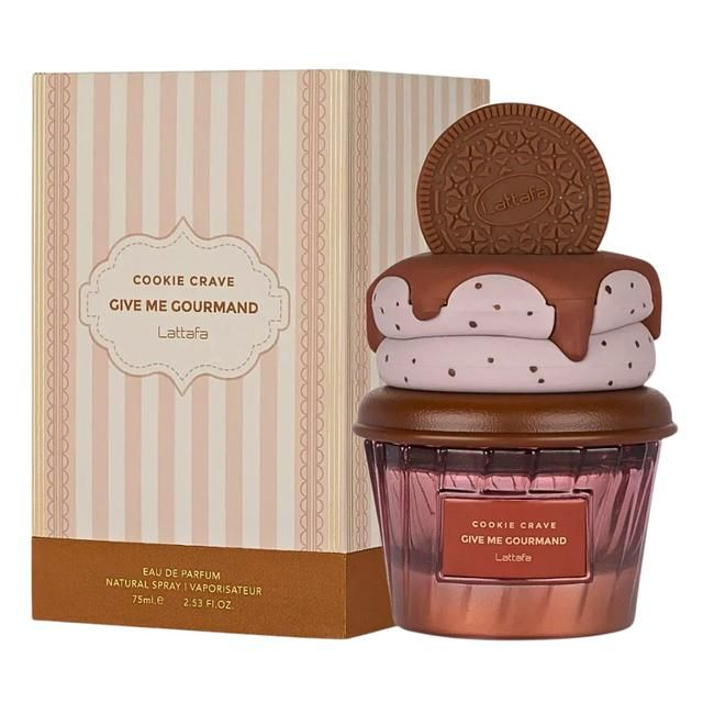 Lattafa Give Me Gourmand Cookie Crave Eau De Parfum Spray 2.5 Oz