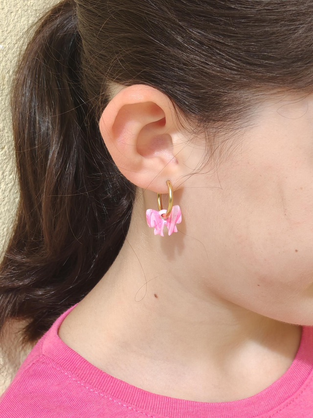 Mini CHOUPETTES Enfants Marbré rose