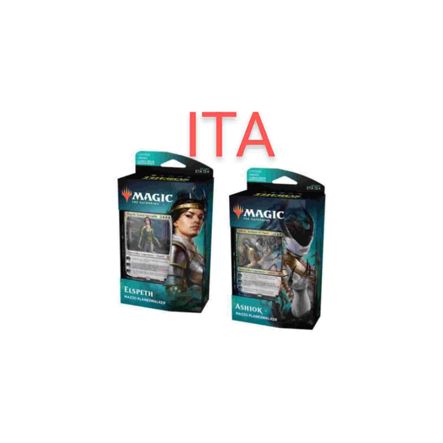 ITA Elspeth e Ashiok 2 Mazzi Planeswalker Decks Theros Oltre la Morte 2020 Italiano (4 Bustine) - Magic 