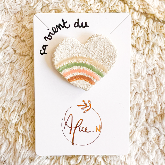Broche « ça vient du coeur » 10
