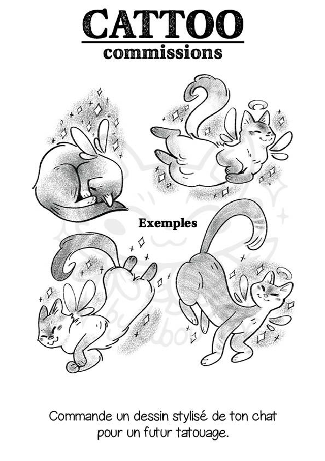 Portrait animalier | CATTOO pour tatouage