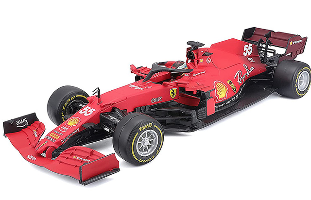 Ferrari SF21 C. Sainz 2021 Bburago 1:18 Formel 1