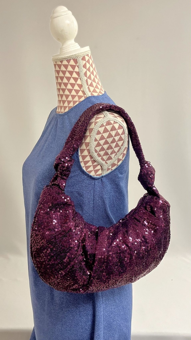 Sac Croissant - sequins