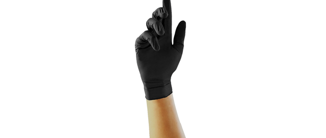 Gants nitrile non poudrés - (carton de 10 boîtes)