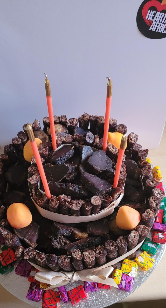 Biltong cakes - made to order - Local delivery only 