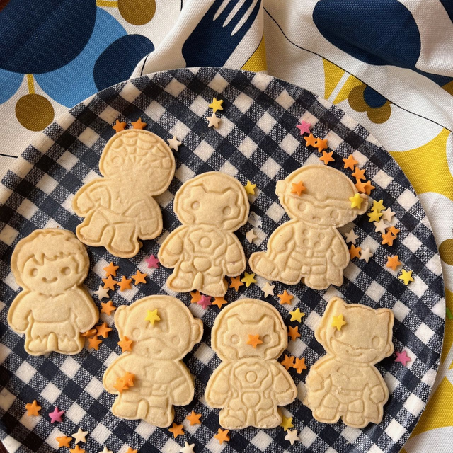 Superhero biscuits