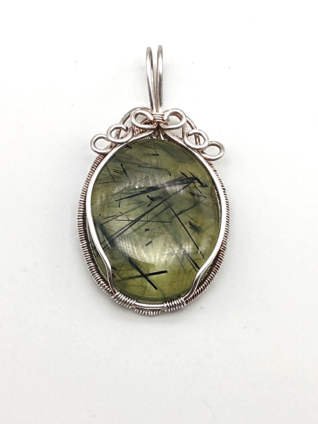 Les Camées -  Préhnite Pendentif 