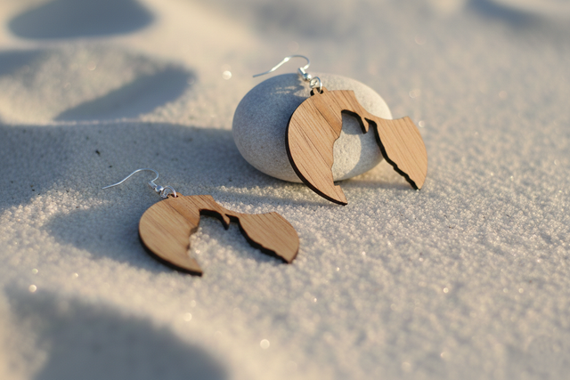 BOUCLE D'OREILLE N°17 : Loup