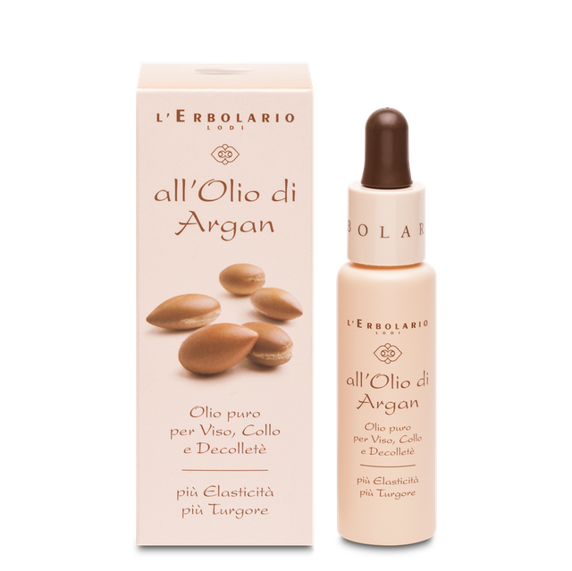 All’Olio di Argan - Olio puro per Viso, Collo e Décolleté