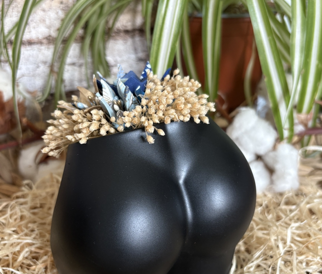 Vase / Pot Popotin : Noir 
