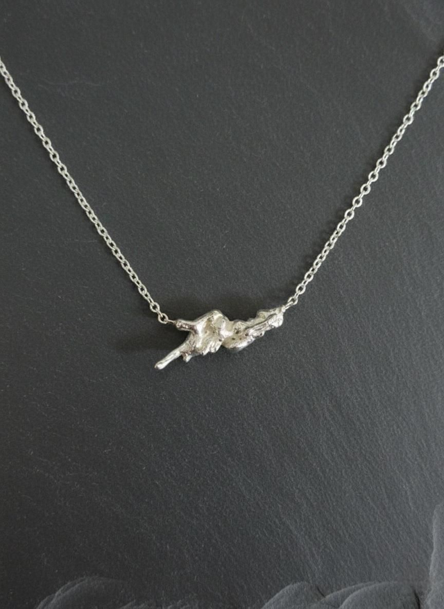 &#039;Surging Seas&#039; water cast necklace