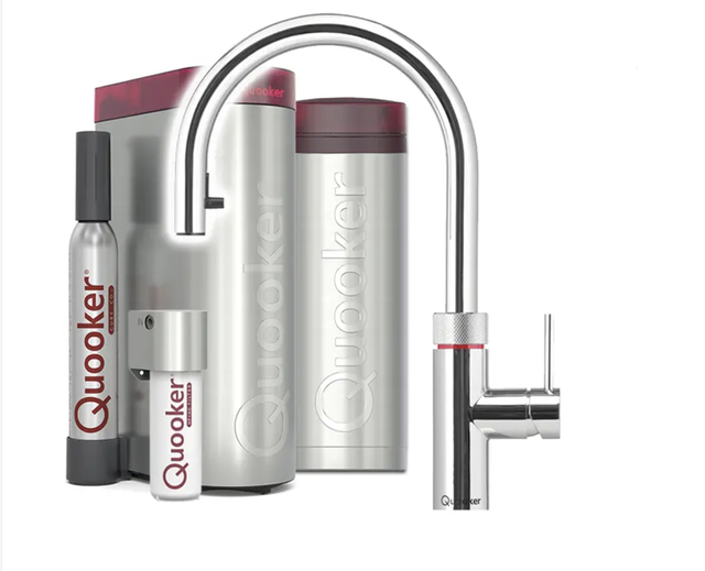 Quooker PRO3 &amp; CUBE | Flex CHR (verchromt glänzend) inkl. Cube-Filter Kalt&amp;Warmwasseranschluß!!!!