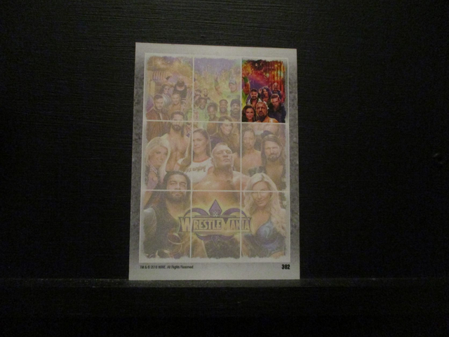 WrestleMania Slam Attax Live Original Trading Card #382