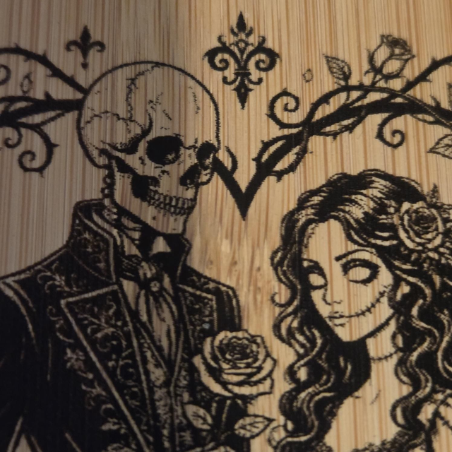 Skeleton Forever & Always Valentine's Coaster