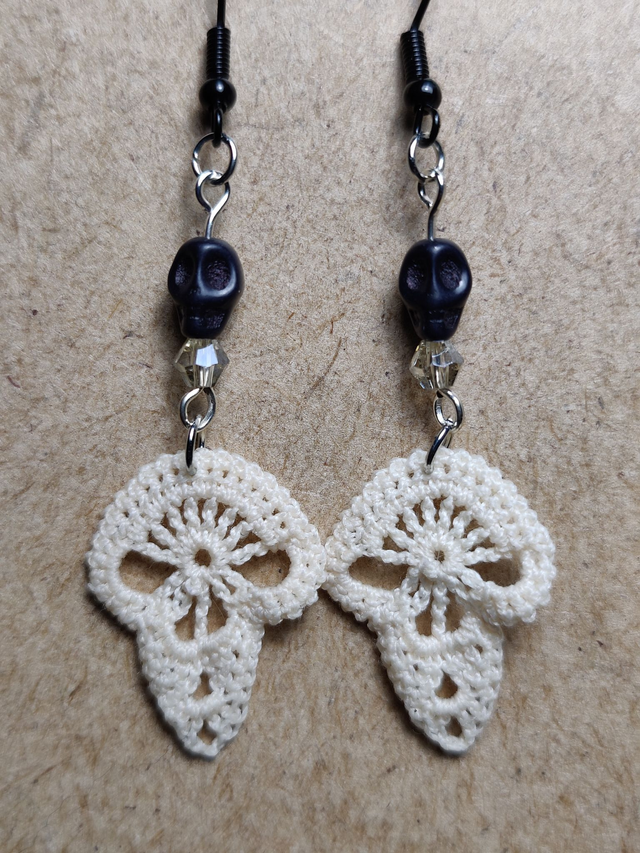 Boucles d'oreilles corbeau (autres couleurs dispo)