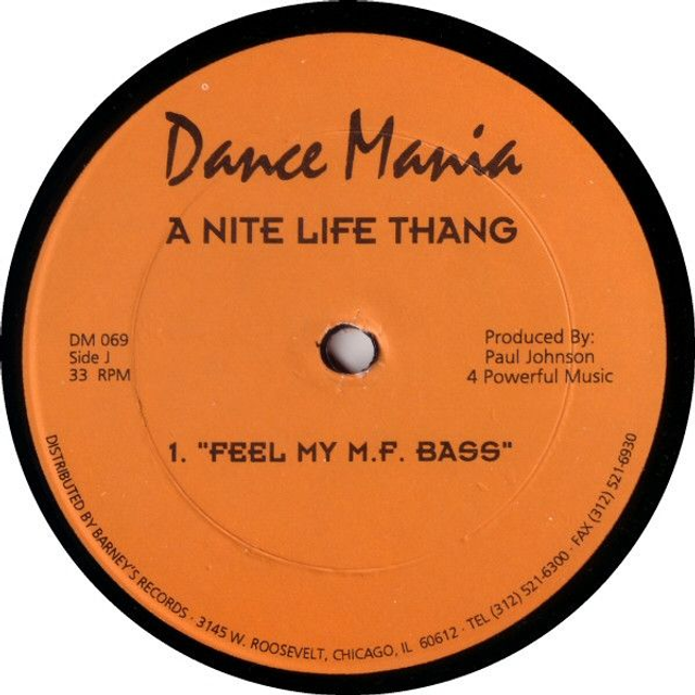 A nite Life Thang (Paul Johnson) - Feel my M.F Bass - DANCE MANIA (94)