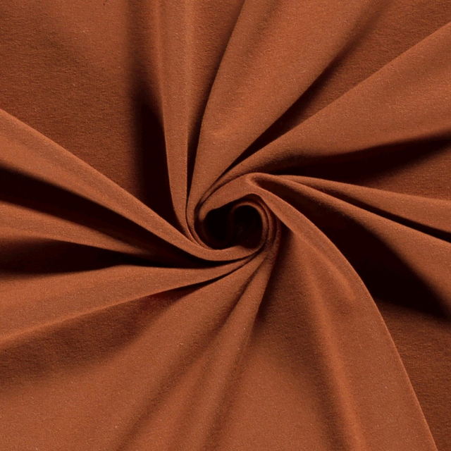 French Terry Recyclé Brique