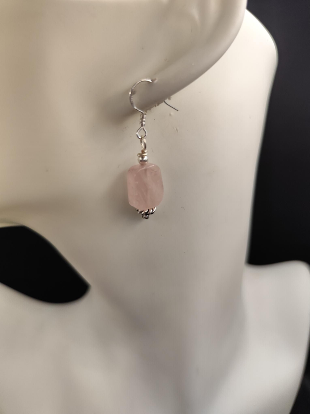 Rose Quartz earrings