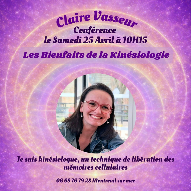 CLAIRE VASSEUR ♥ Les Bienfaits de la Kinésiologie