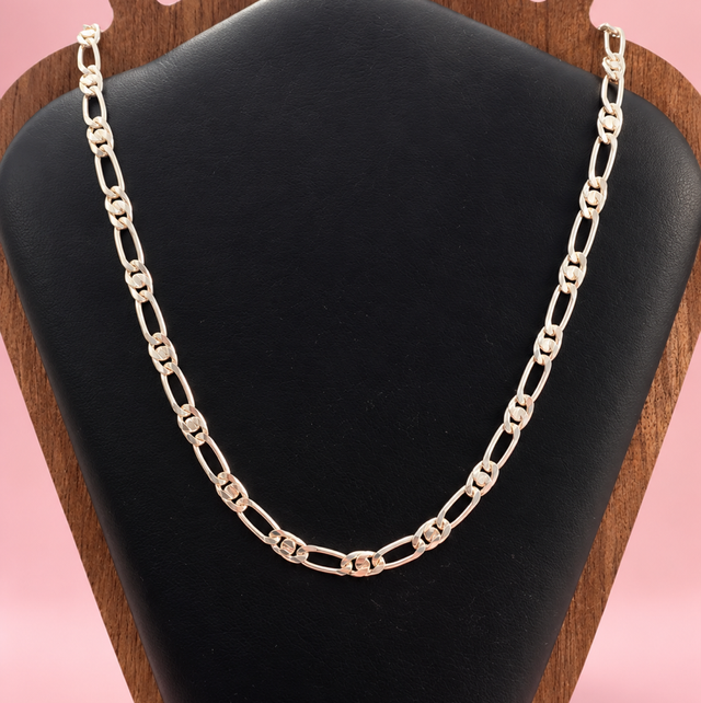 Sterling Silver Figaro Link Chain 