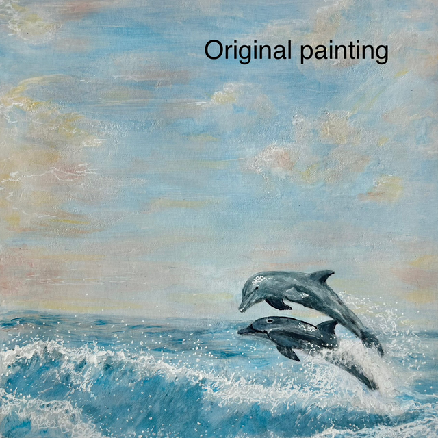 Art Print - Dolphins 