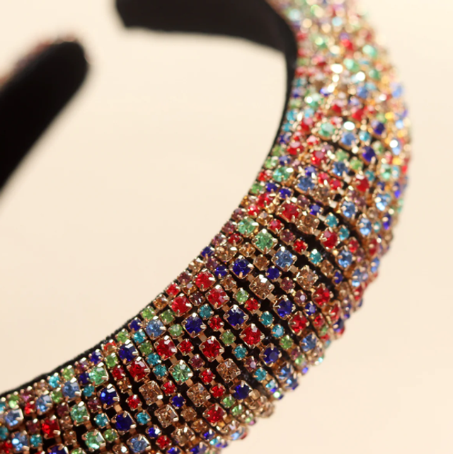 Haarband Shiny Colorful Rainbow