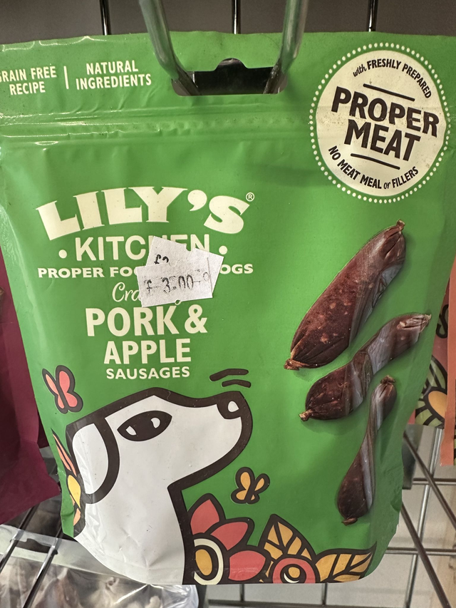 Lily's Kitchen - Pork &amp; Apple Sausages - 70g