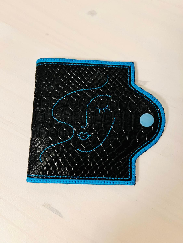 Etui protège-masque simili-cuir noir