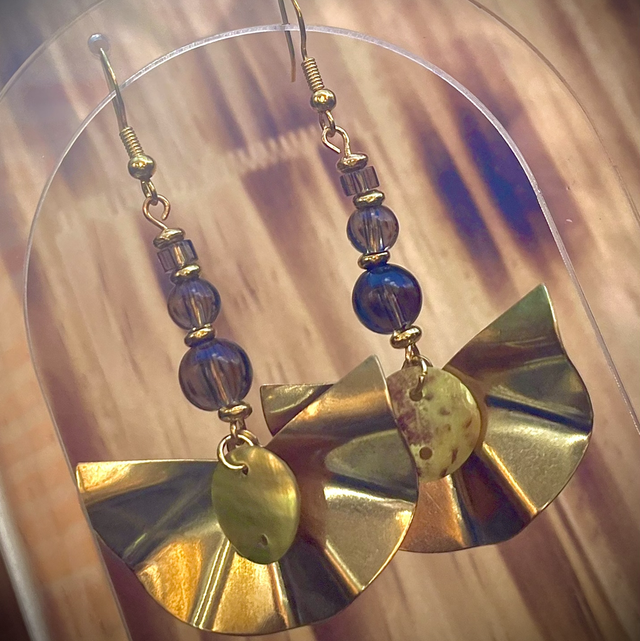 Boucles Bali Quartz Fumé 