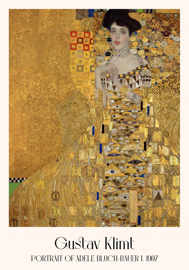 Portrait of Adele Bloch Bauer by Gustav Klimt