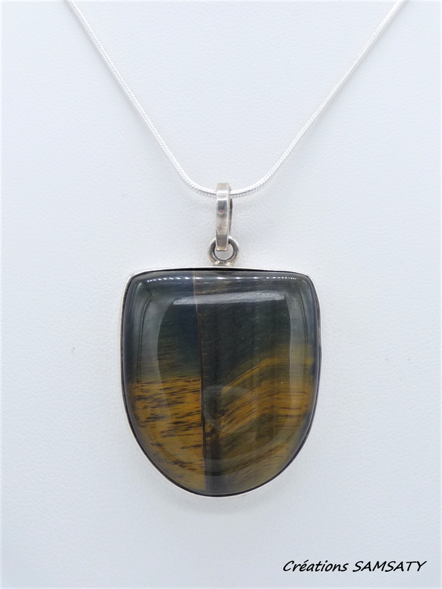 Pendentif en Œil de Faucon