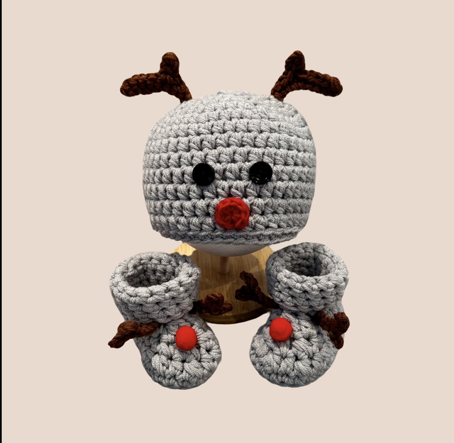 Christmas Collection - Reindeer Booties