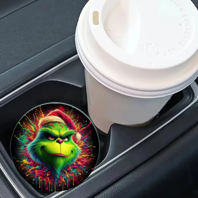 Sous-Verres Voiture The Grinch