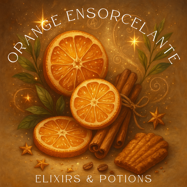 Bougie parfumée gourmande "Orange Ensorcelante" (orange cannelle)