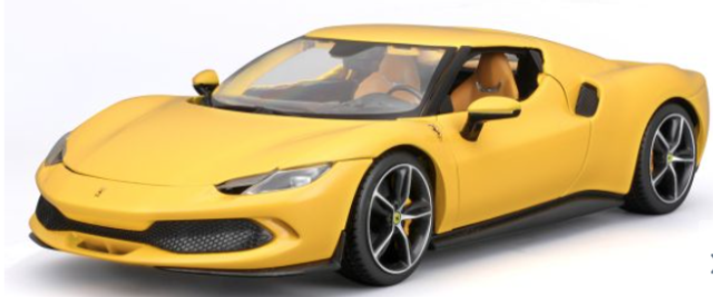Ferrari 296 GTB Assetto Fiorano 1/18 gelb Bburago 1:18