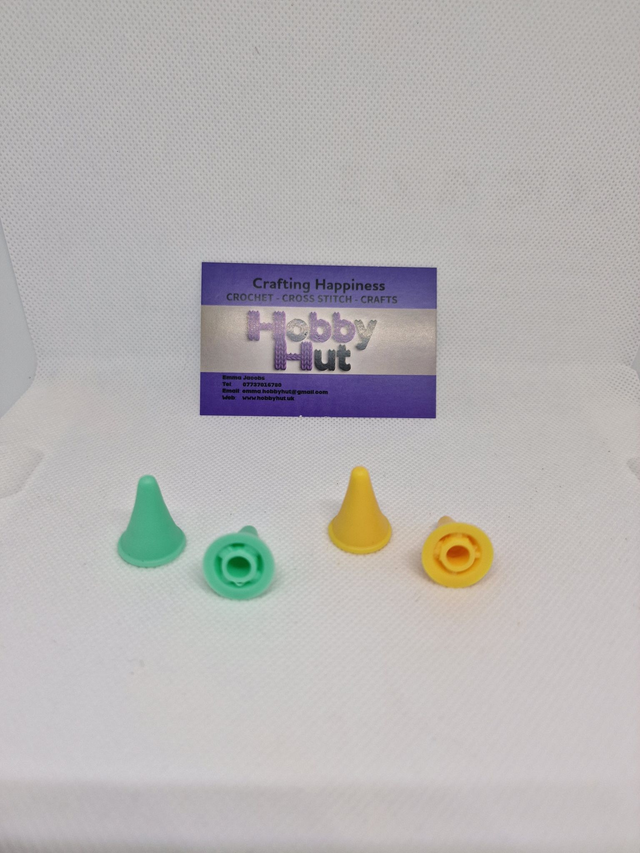 Knitting Needle Stitch Stoppers - 2 pairs