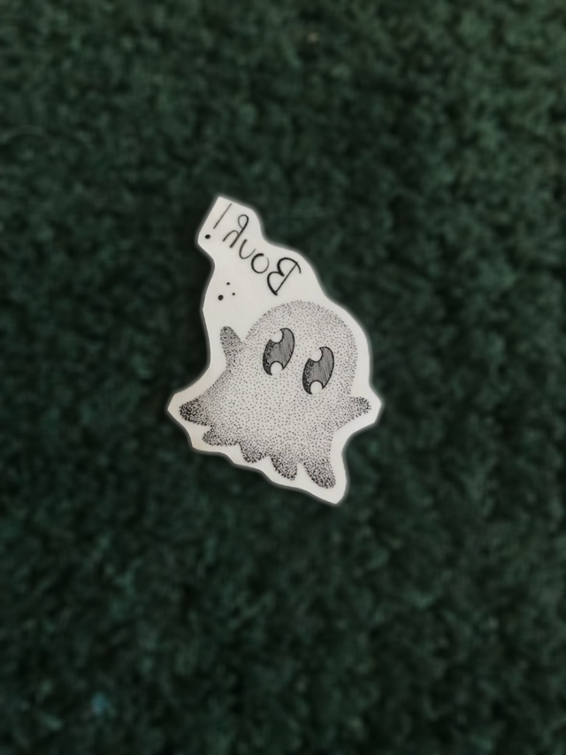 Tatouage éphémère fantôme bouh!