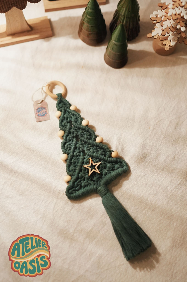 Sapin en macramé - taille S