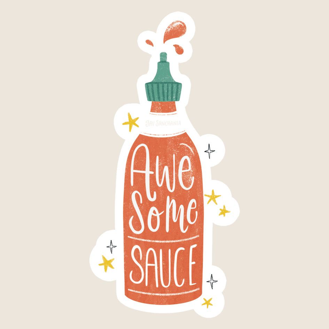 Awesome sauce sticker