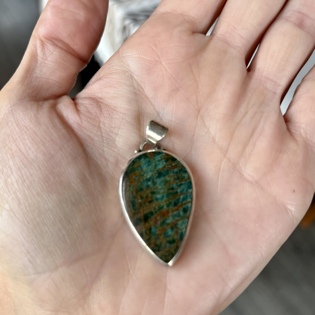 Pendentif pierre - Artisan français 