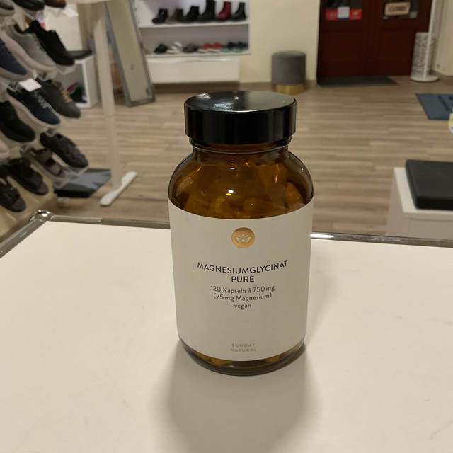 Sunday Natural, Magnesium Glycinat Pure, 120 Kapseln
