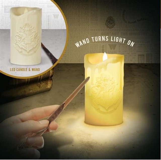 Lampada - Harry Potter - Candle Light with Wand Remote Control
