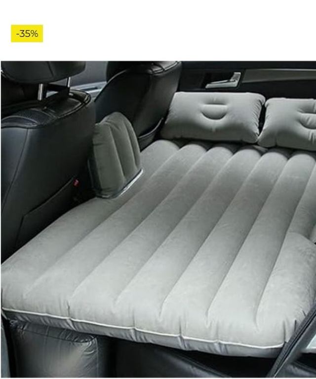 Colchón de Aire SUV para Coche, Inflable con Bomba