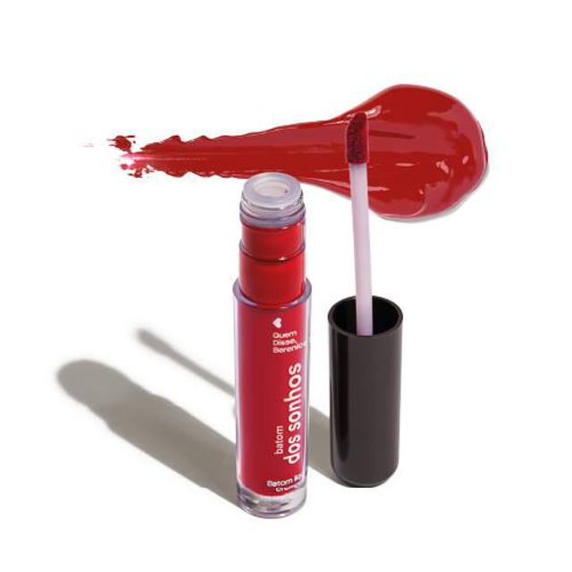 56956 batom líquido cremoso dos sonhos vermelite 