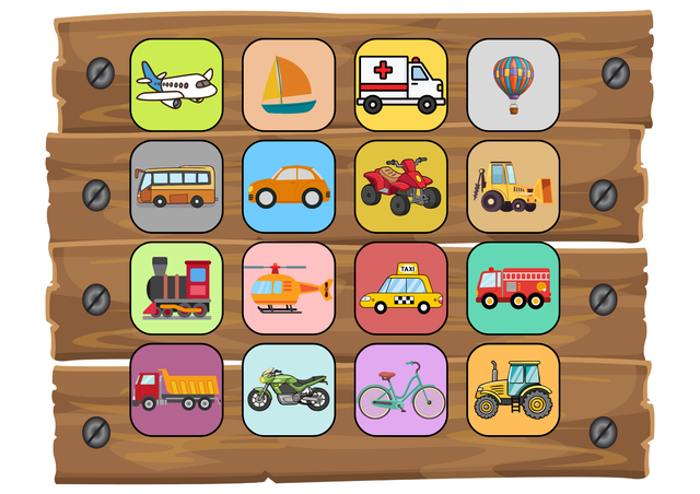 Jeu de mémoire (véhicules)